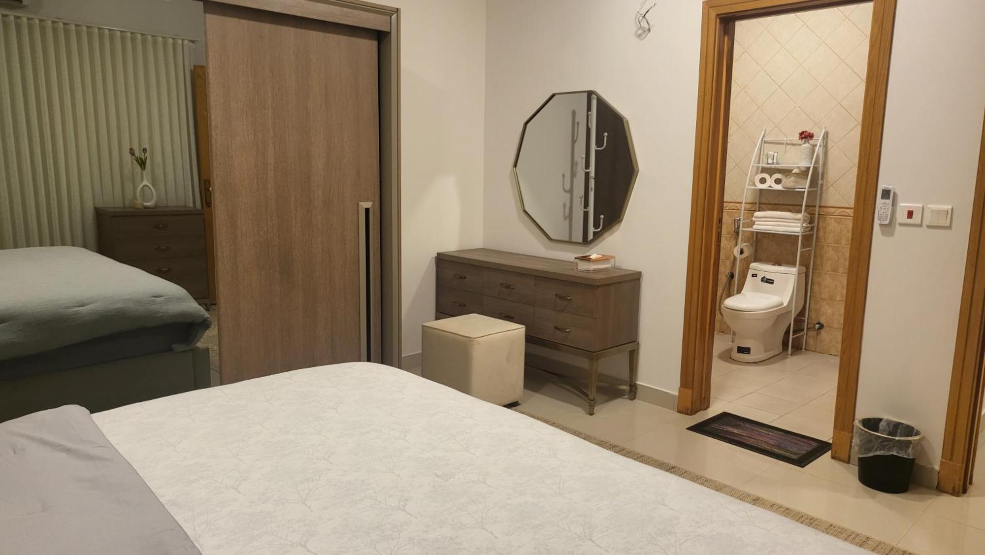 متكاملة Vip غرفتين وجلسة خارجية Apartment